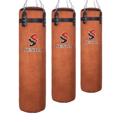 120cm Cowhide Kick Boxing Punching Bag Sandbag For Adult Mma Muay Thai