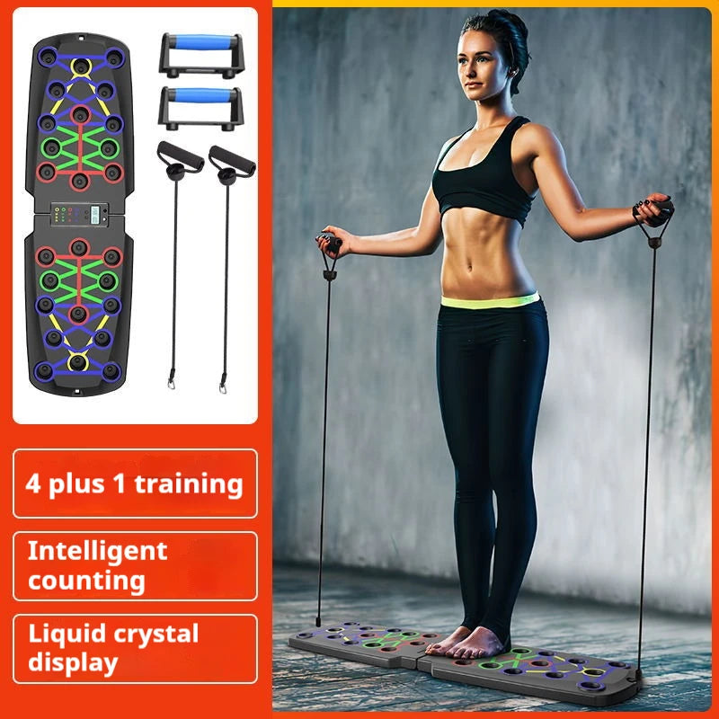 Foldable Push Up Board Chest Abs Core Training Equipment Portable Home