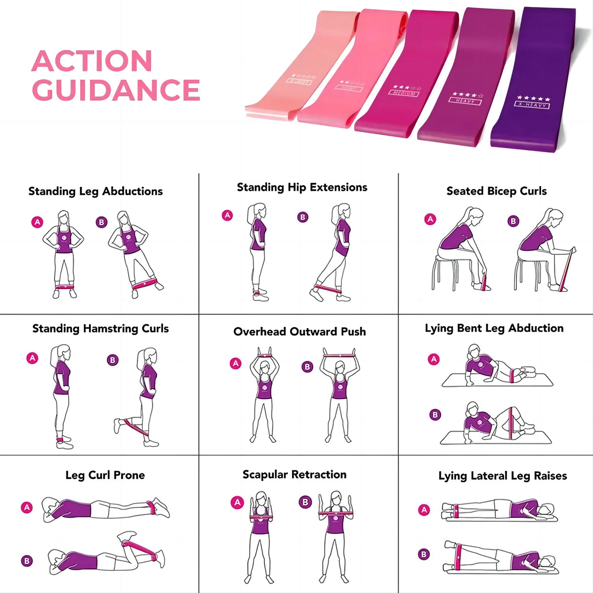 Fitness Elastic Resistance Bands Home training yoga sport resistance