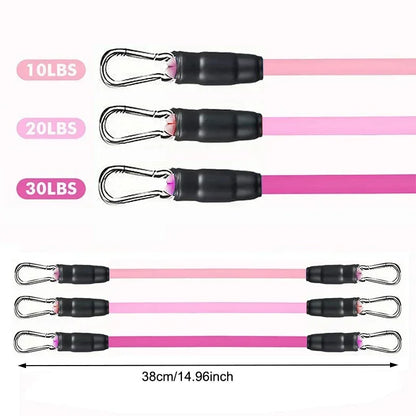 Ankle Straps Resistance Bands Set Fitness Workout Exercise Equipment