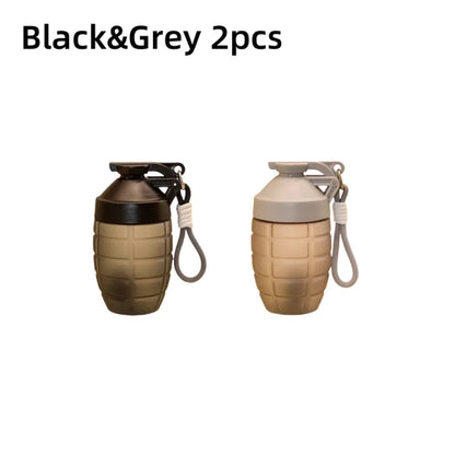 600ml Fitness Sports Water Bottle 1-2pcs Simple Shaker Cup Protein
