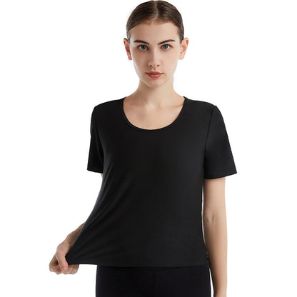 1pc Women's Sauna Sweat Weight Loss Workout Tops Yoga, Running, and