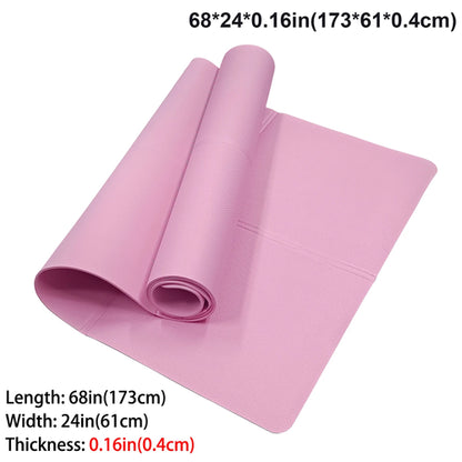 4MM Thick EVA Yoga Mats Anti-slip Sport Fitness Mat Blanket for