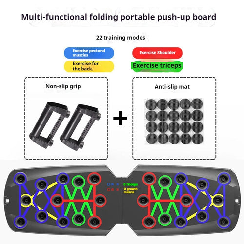 Foldable Push Up Board Chest Abs Core Training Equipment Portable Home