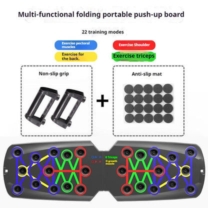 Foldable Push Up Board Chest Abs Core Training Equipment Portable Home