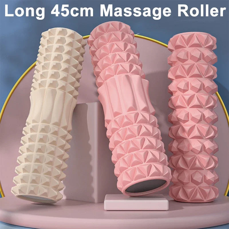 45cm High Density Foam Roller Yoga Column Deep Massage Fitness