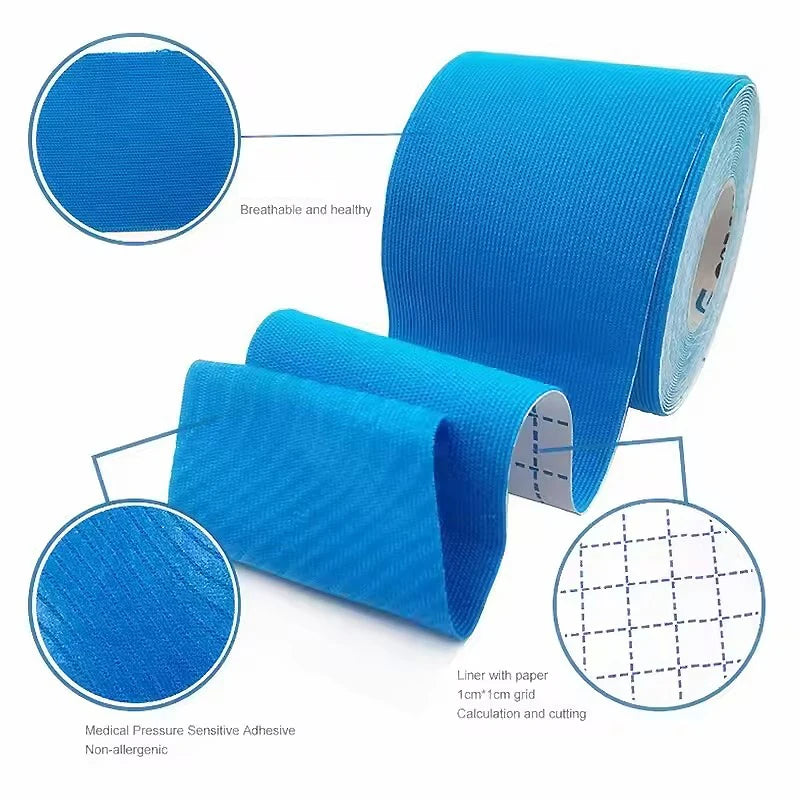 5CMX5M Muscle Recovery Patch Sports Elastic Tape Fitness Knee and