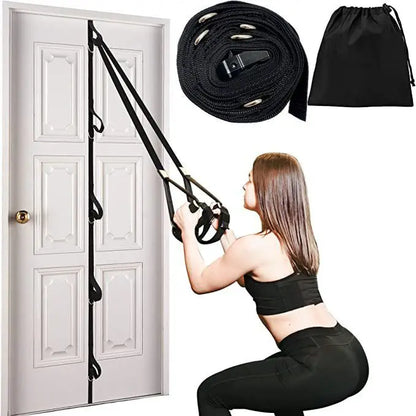 Multifunctional Home Fitness Equipment Elastic Rope Door Pull Strap