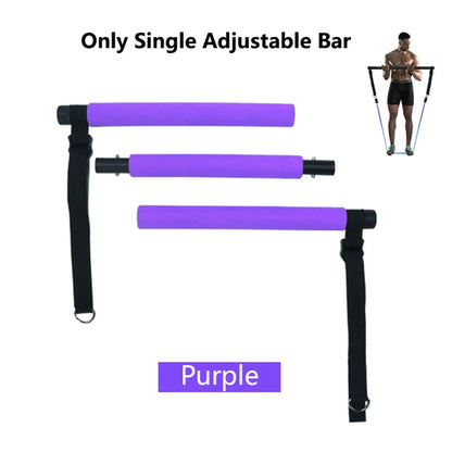 Fitness Resistance Bands Set Yoga 5 Tube Workout Bands Home Exercise