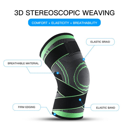 Sports Compression Knee Brace Elastic Support Pads Knee Pads Fitness