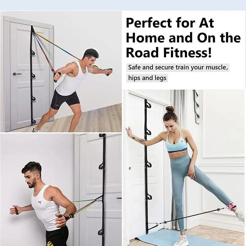 Multifunctional Home Fitness Equipment Elastic Rope Door Pull Strap