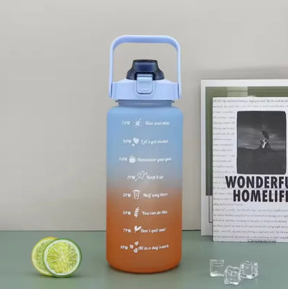 300ml/750ml/2L Water Bottle Motivational Sport Water Bottle Leakproof