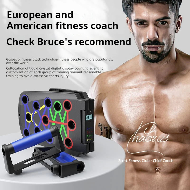 Foldable Push Up Board Chest Abs Core Training Equipment Portable Home