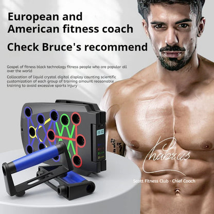 Foldable Push Up Board Chest Abs Core Training Equipment Portable Home