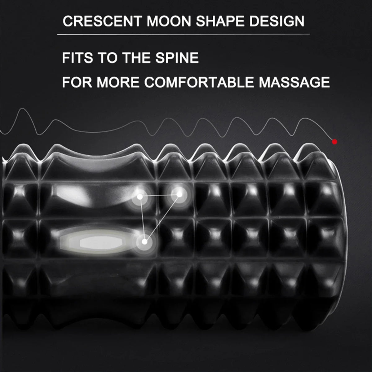 45cm High Density Foam Roller Yoga Column Deep Massage Fitness