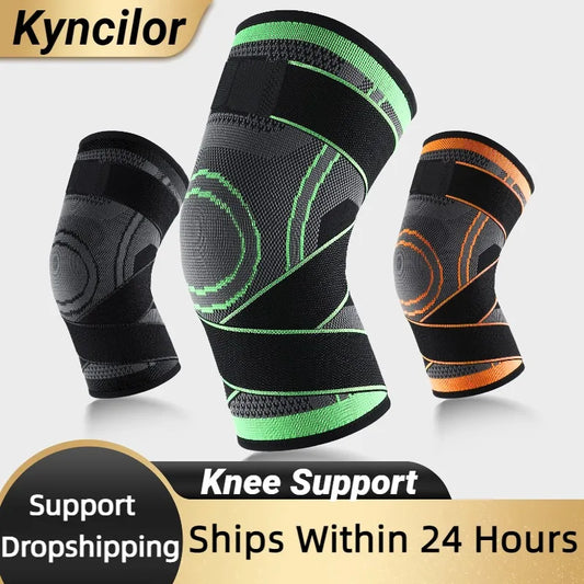 Sports Compression Knee Brace Elastic Support Pads Knee Pads Fitness