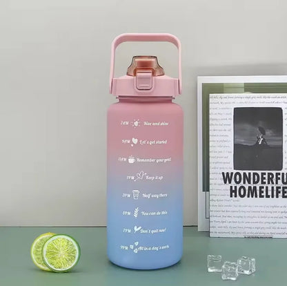 300ml/750ml/2L Water Bottle Motivational Sport Water Bottle Leakproof