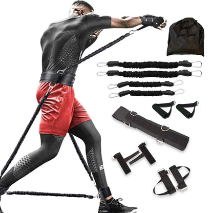 12-Piece Heavy Duty Resistance Boxing Training Set for MMA, Home