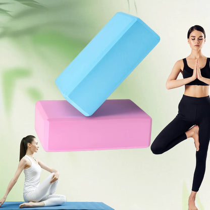 1/2PCS Gym Foam Brick Training Exercise Fitness Equipment Dance Yoga