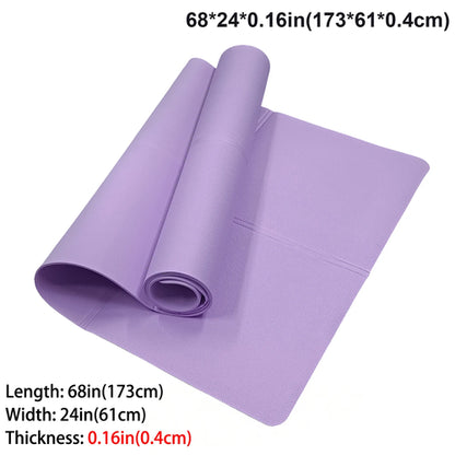 4MM Thick EVA Yoga Mats Anti-slip Sport Fitness Mat Blanket for