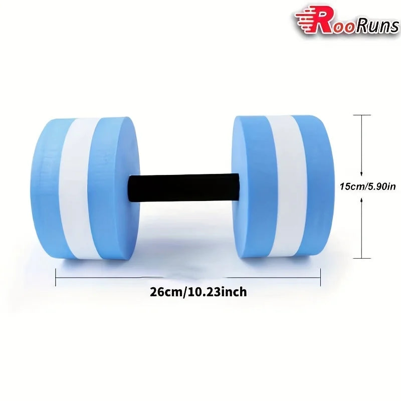 1PC High Quality EVA Water Foam Floating Dumbbell Fitness Equipments