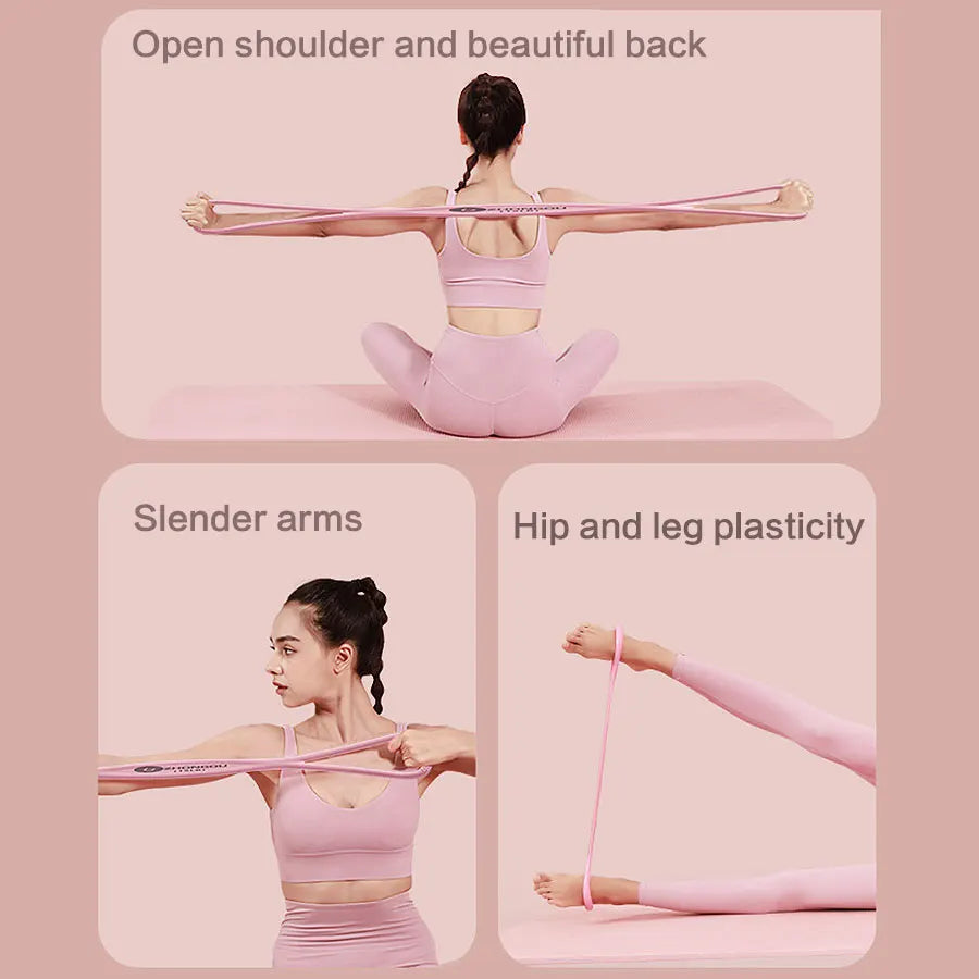1pcs Resistance Bands, Yoga Resistance Band Stretch Fitness Band, Pull
