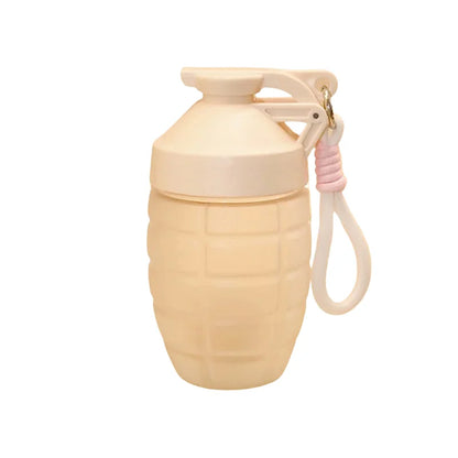 600ml Fitness Sports Water Bottle 1-2pcs Simple Shaker Cup Protein