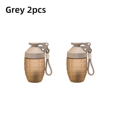 600ml Fitness Sports Water Bottle 1-2pcs Simple Shaker Cup Protein