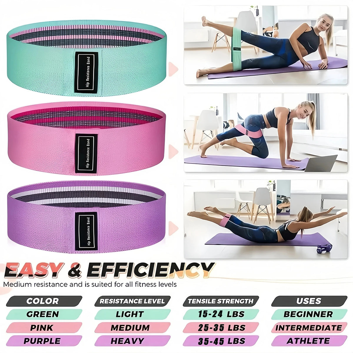 NEW Pilates Ball And Ring Set Pilates Fitness Ring Resistance Band