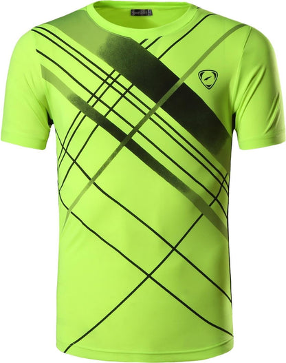 Boy'S Quick Dry Active Sport Short Sleeve Breathable T-Shirt Tee Top LBS701